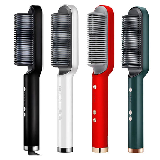 Electric Hair Straightener Brush Professional