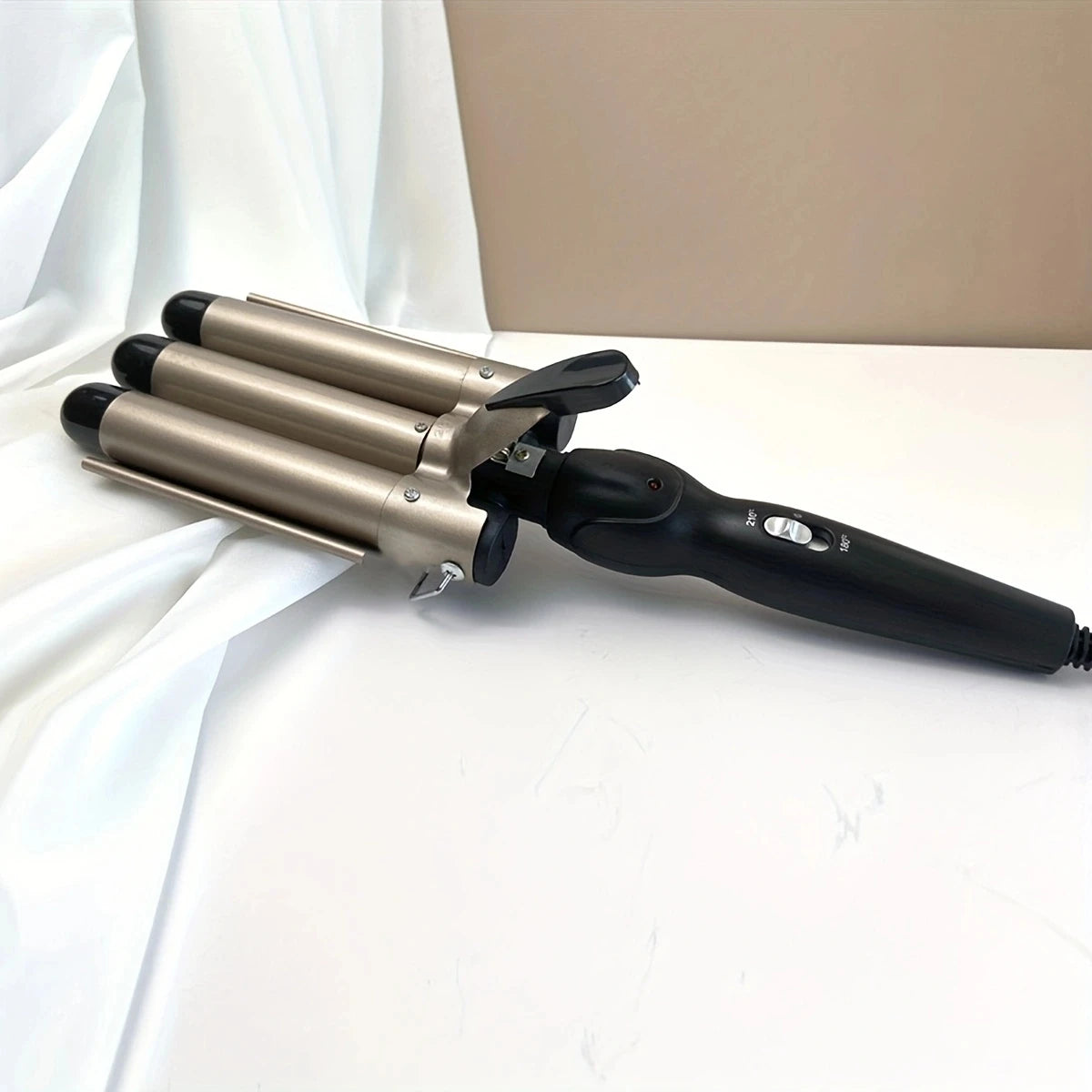 Hair three tube curler